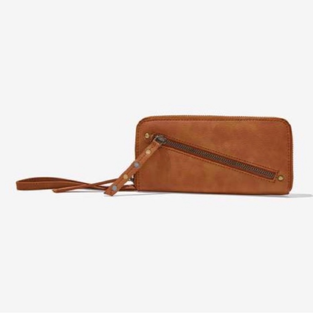 FREE PEOPLE Distressed Vegan Wallet